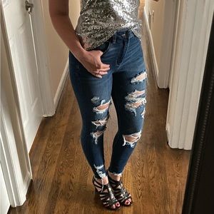 American Eagle Size 6 Regular Short Curvy Hi-Rise High Rise Jegging Jeans